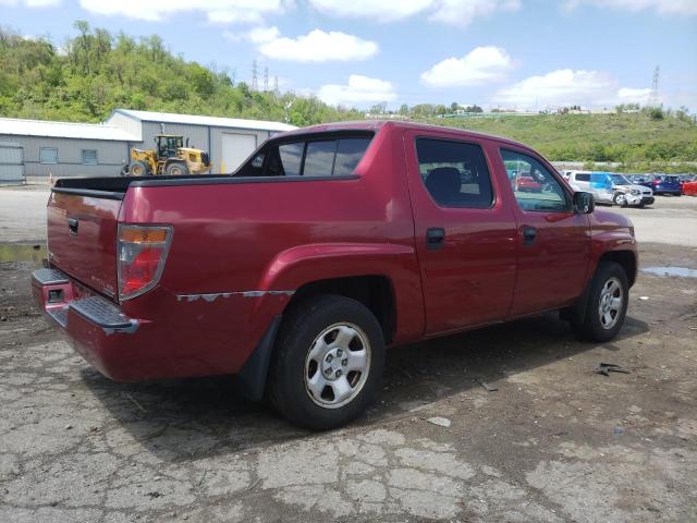 2HJYK16246H558185 - 2006 HONDA RIDGELINE RT RED photo 3