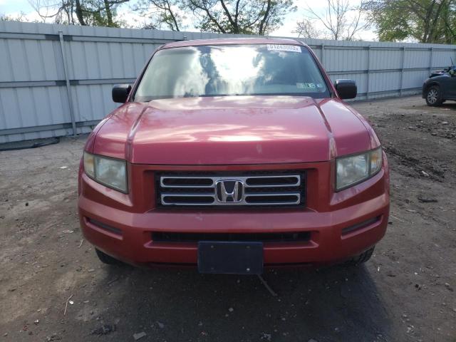 2HJYK16246H558185 - 2006 HONDA RIDGELINE RT RED photo 5