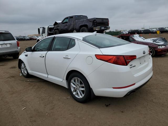 KNAGM4A78D5347815 - 2013 KIA OPTIMA LX WHITE photo 2