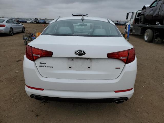 KNAGM4A78D5347815 - 2013 KIA OPTIMA LX WHITE photo 6