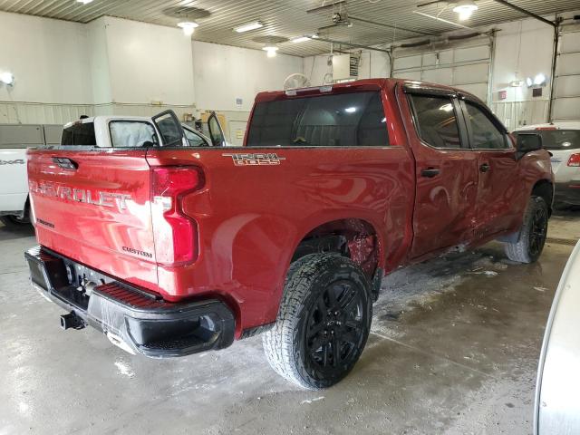 1GCPYCEF2MZ402402 - 2021 CHEVROLET SILVERADO K1500 TRAIL BOSS CUSTOM BURGUNDY photo 3