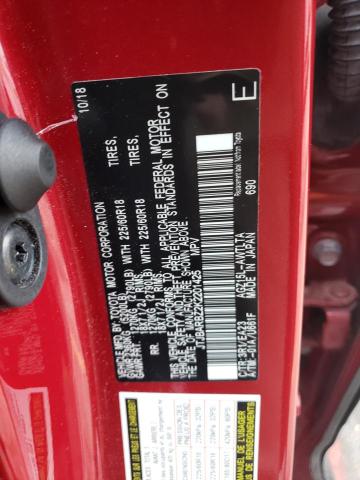 JTJBARBZ2K2201425 - 2019 LEXUS NX 300 BASE Qırmızı foto 12