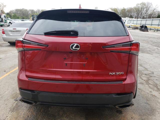 JTJBARBZ2K2201425 - 2019 LEXUS NX 300 BASE RED photo 6