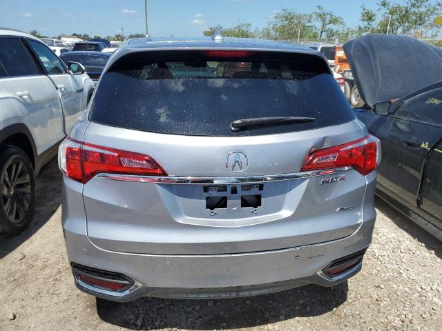 5J8TB4H74GL004742 - 2016 ACURA RDX ADVANCE SILVER photo 6