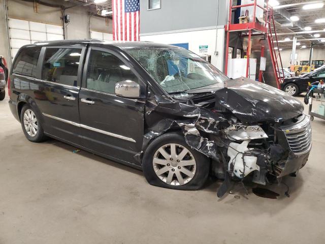 2C4RC1CGXCR327819 - 2012 CHRYSLER TOWN & COU TOURING L BLACK photo 4