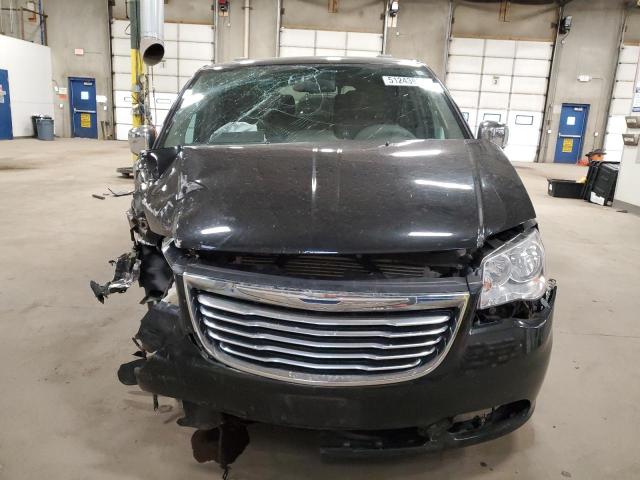 2C4RC1CGXCR327819 - 2012 CHRYSLER TOWN & COU TOURING L BLACK photo 5