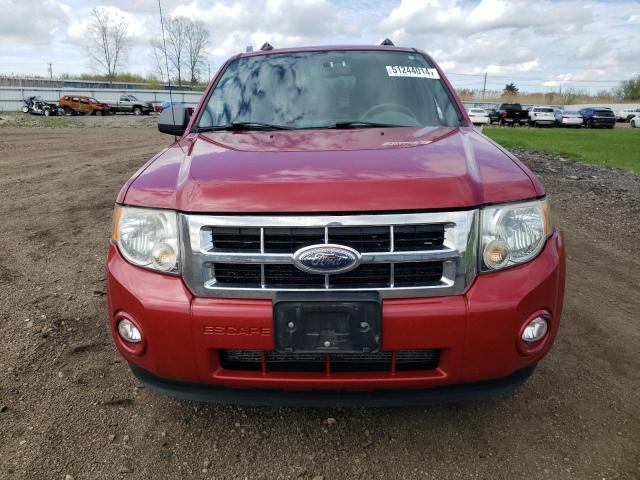 1FMCU0DG8AKA44564 - 2010 FORD ESCAPE XLT RED photo 5