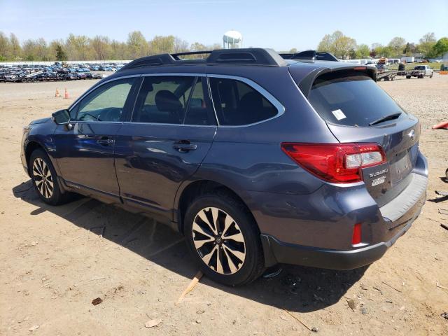 4S4BSBNC8G3282720 - 2016 SUBARU OUTBACK 2.5I LIMITED CHARCOAL photo 2