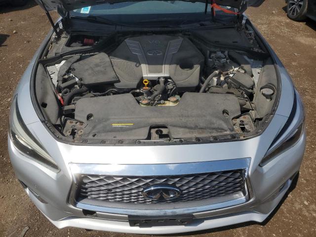 JN1EV7AR0JM432002 - 2018 INFINITI Q50 LUXE SILVER photo 11