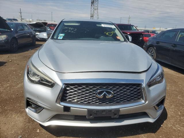 JN1EV7AR0JM432002 - 2018 INFINITI Q50 LUXE SILVER photo 5