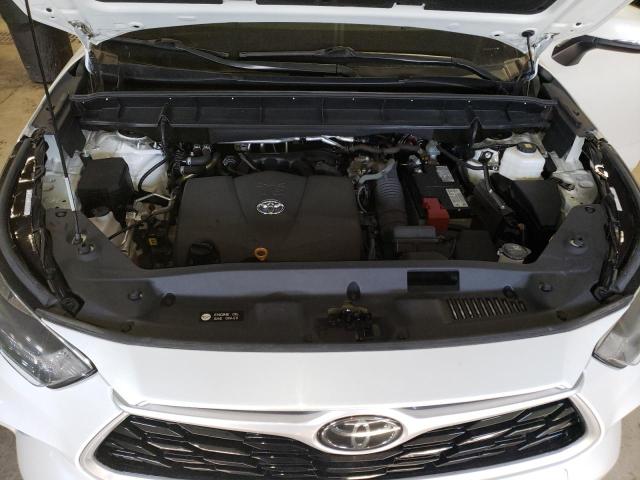 5TDGZRBH4LS016389 - 2020 TOYOTA HIGHLANDER XLE Weiß Foto 12