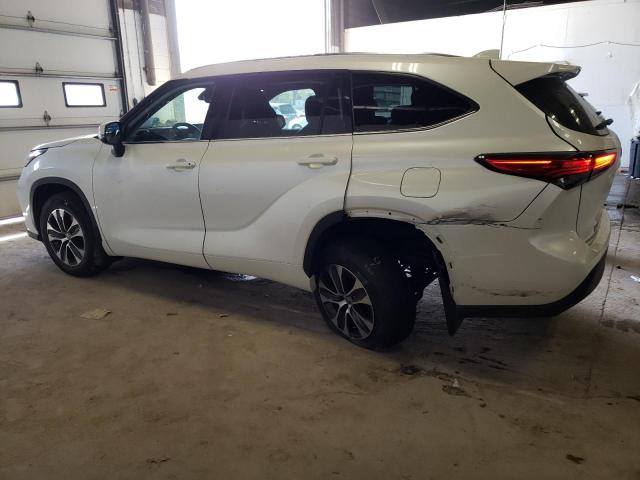 5TDGZRBH4LS016389 - 2020 TOYOTA HIGHLANDER XLE Weiß Foto 2