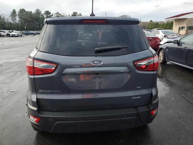 MAJ6P1ULXJC180027 - 2018 FORD ECOSPORT SE ნაცრისფერი ფოტო 6