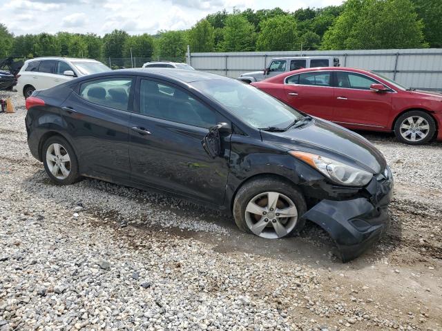 5NPDH4AE4DH238793 - 2013 HYUNDAI ELANTRA GLS BLACK photo 4