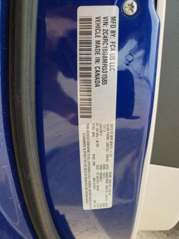 2C4RC1BG8MR531585 - 2021 CHRYSLER PACIFICA TOURING L BLUE photo 13