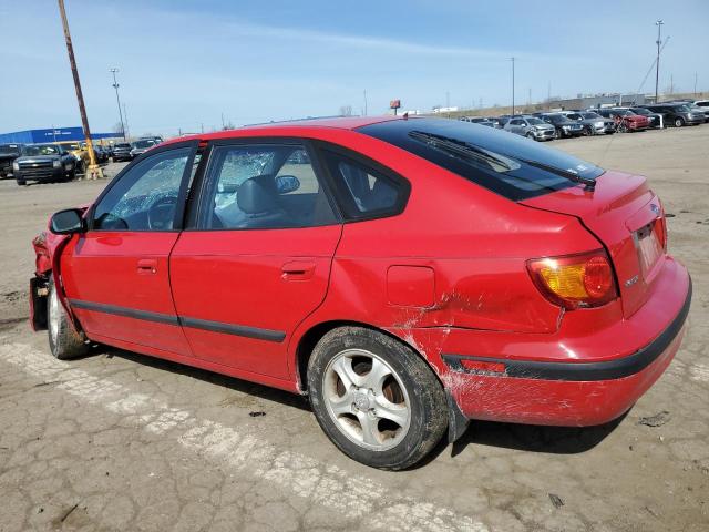 KMHDN55D52U049679 - 2002 HYUNDAI ELANTRA GLS RED photo 2