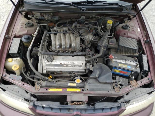 JN1CA21A5WM803730 - 1998 NISSAN MAXIMA GLE MAROON photo 11