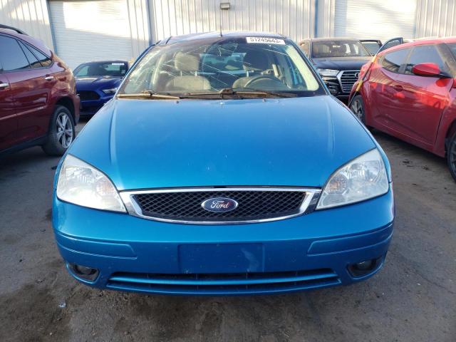 1FAHP37NX7W176813 - 2007 FORD FOCUS ZX5 BLUE photo 5