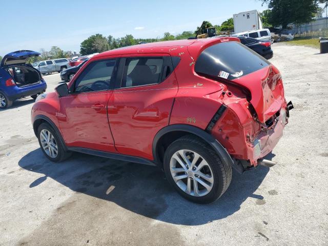 JN8AF5MRXFT505693 - 2015 NISSAN JUKE S RED photo 2