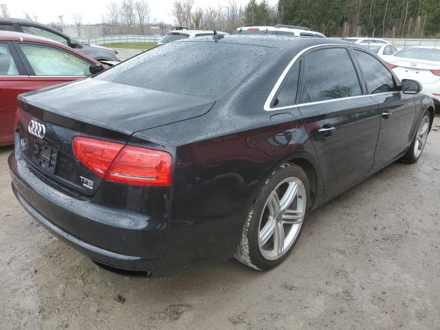 WAUR2AFD8EN011269 - 2014 AUDI A8 L QUATTRO BLACK photo 3