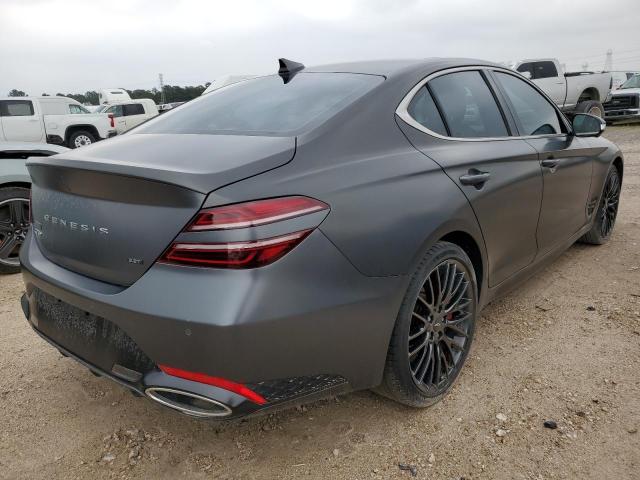 KMTG14TE6NU083364 - 2022 GENESIS G70 LAUNCH EDITION GRAY photo 3