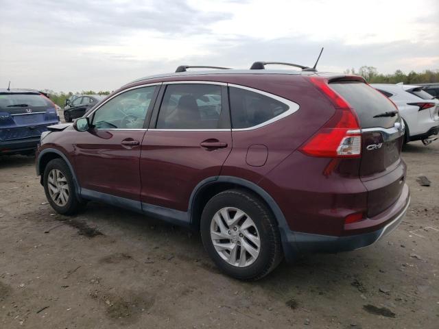 2HKRM4H77GH662742 - 2016 HONDA CR-V EXL BURGUNDY photo 2