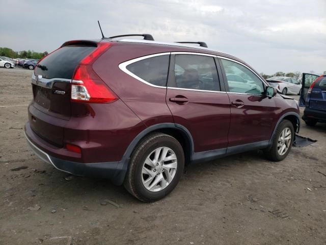 2HKRM4H77GH662742 - 2016 HONDA CR-V EXL BURGUNDY photo 3