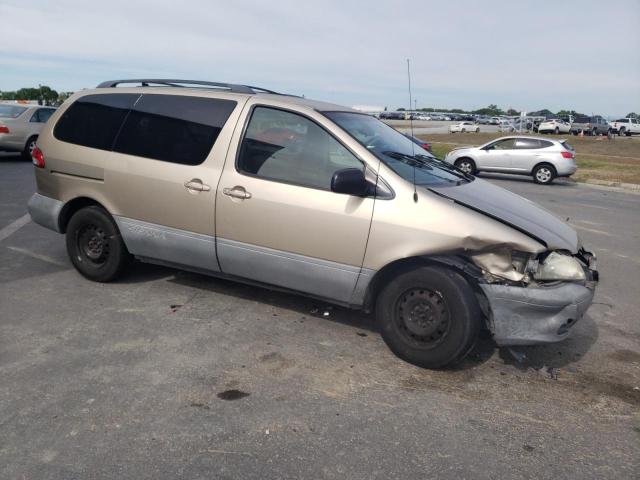 4T3ZF19C21U333256 - 2001 TOYOTA SIENNA CE BROWN photo 4