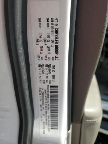 1C4RDHDG6DC659822 - 2013 DODGE DURANGO CREW WHITE photo 13