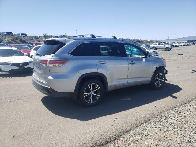 5TDJKRFH9GS318528 - 2016 TOYOTA HIGHLANDER XLE SILVER photo 3