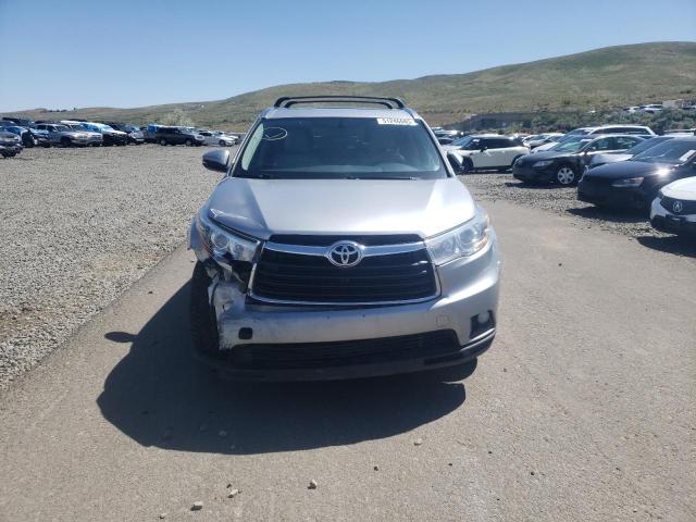 5TDJKRFH9GS318528 - 2016 TOYOTA HIGHLANDER XLE SILVER photo 5