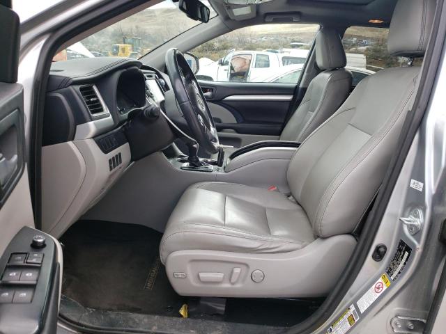 5TDJKRFH9GS318528 - 2016 TOYOTA HIGHLANDER XLE SILVER photo 7