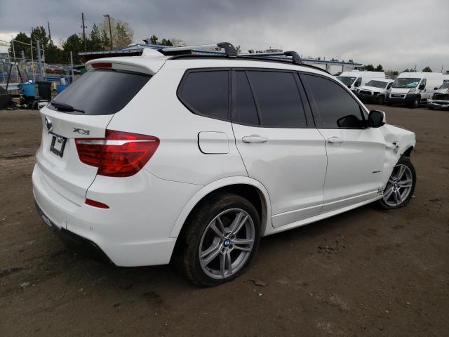 5UXWX7C55E0E82527 - 2014 BMW X3 XDRIVE35I WHITE photo 3