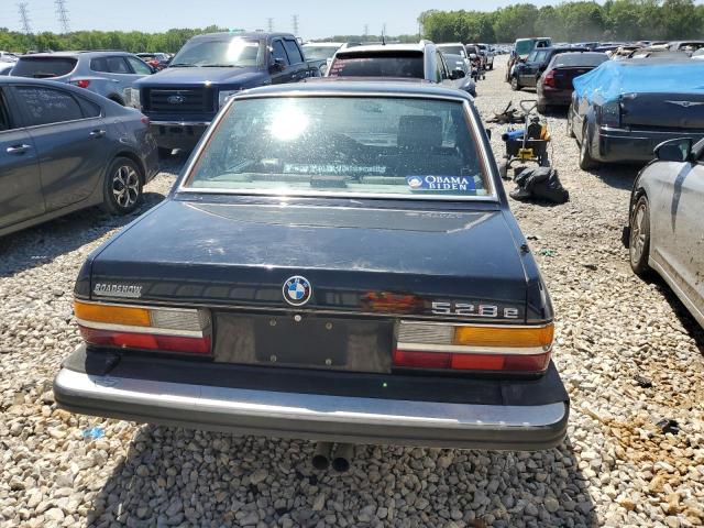 WBADK8308J9901116 - 1988 BMW 528 E AUTOMATIC BLACK photo 6