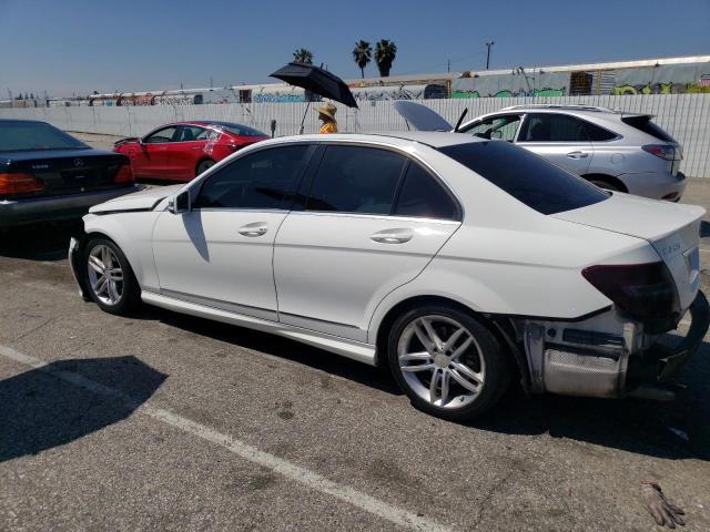 WDDGF4HB1DR257024 - 2013 MERCEDES-BENZ C 250 WHITE photo 2