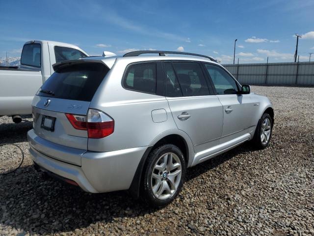 WBXPC93417WF14333 - 2007 BMW X3 3.0SI SILVER photo 3