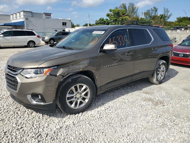 1GNERGKW4LJ109637 - 2020 CHEVROLET TRAVERSE LT TAN photo 1