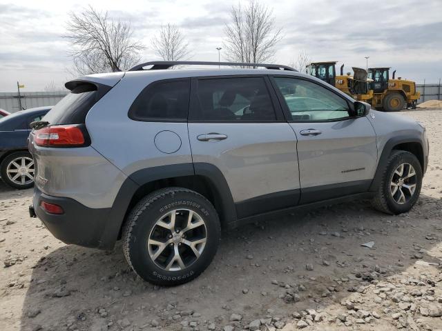 1C4PJMBS8EW160536 - 2014 JEEP CHEROKEE TRAILHAWK ვერცხლისფერი ფოტო 3