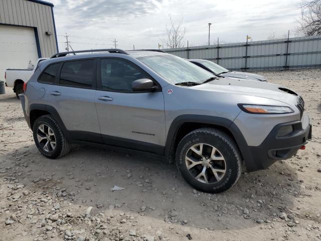 1C4PJMBS8EW160536 - 2014 JEEP CHEROKEE TRAILHAWK ვერცხლისფერი ფოტო 4