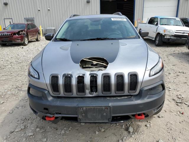 1C4PJMBS8EW160536 - 2014 JEEP CHEROKEE TRAILHAWK ვერცხლისფერი ფოტო 5