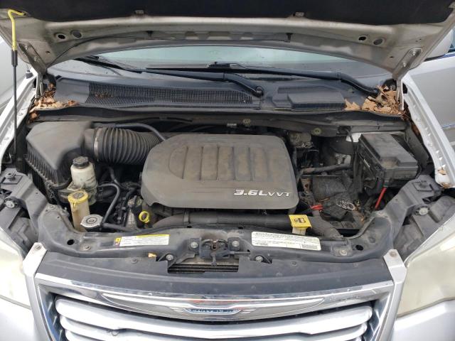 2C4RC1BG1CR251912 - 2012 CHRYSLER TOWN & COU TOURING ვერცხლისფერი ფოტო 11