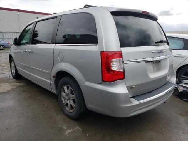 2C4RC1BG1CR251912 - 2012 CHRYSLER TOWN & COU TOURING ვერცხლისფერი ფოტო 2