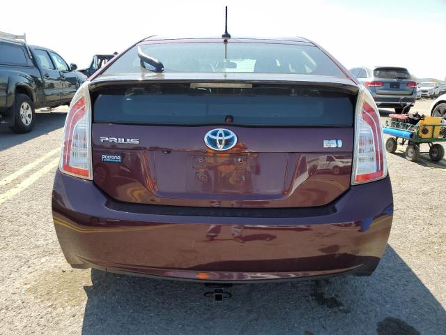 JTDKN3DU0D5590735 - 2013 TOYOTA PRIUS BLACK photo 6