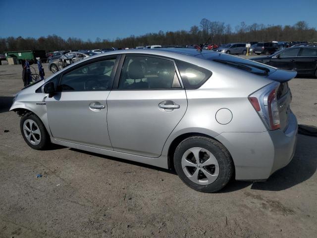 JTDKN3DU0C5536348 - 2012 TOYOTA PRIUS SILVER photo 2