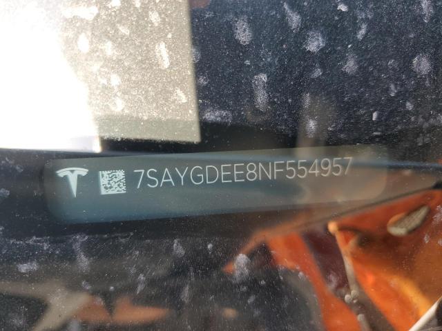 7SAYGDEE8NF554957 - 2022 TESLA MODEL Y Ақ фото 13