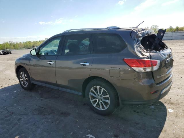 5N1AR2MM7FC624867 - 2015 NISSAN PATHFINDER S BROWN photo 2