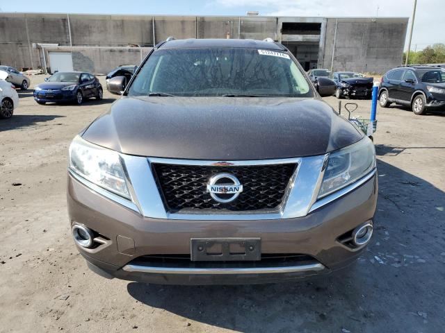 5N1AR2MM7FC624867 - 2015 NISSAN PATHFINDER S BROWN photo 5