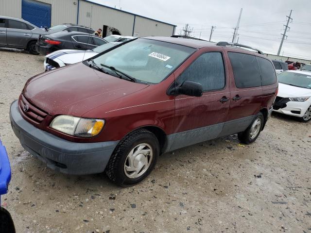 4T3ZF19C93U536986 - 2003 TOYOTA SIENNA CE BURGUNDY photo 1