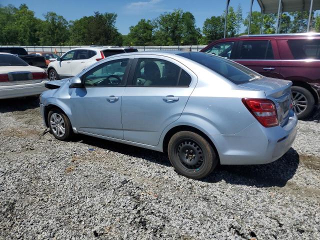 1G1JB5SH3H4140023 - 2017 CHEVROLET SONIC LS 蓝色 照片 2