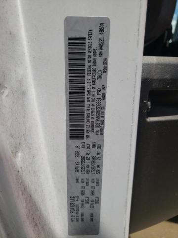 3C6TRVNG8KE533334 - 2019 RAM PROMASTER 1500 STANDARD WHITE photo 10